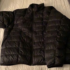Black puffy rei jacket